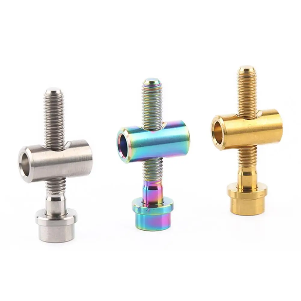

1PCS Bicycle Seat Post Fixed Bolts TC4 Titanium MTB Road Bike Seatpost Saddle Fixed Screws M5 x 30mm / M5 x 35mm / M5 x 40mm
