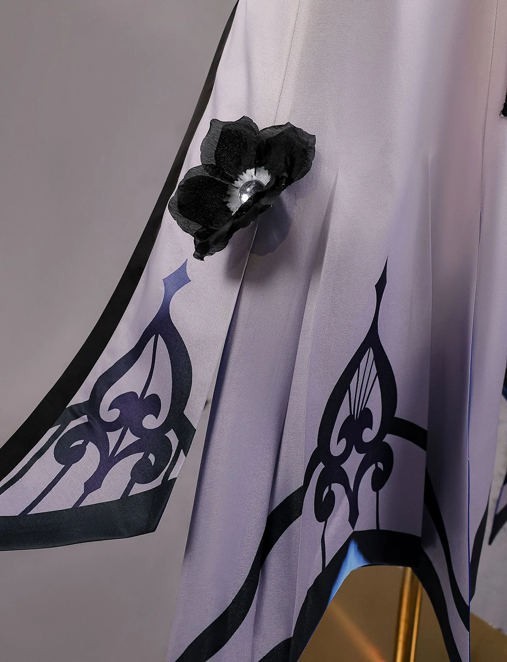 Floral Women's Dress for Masquerade and Carnival Events