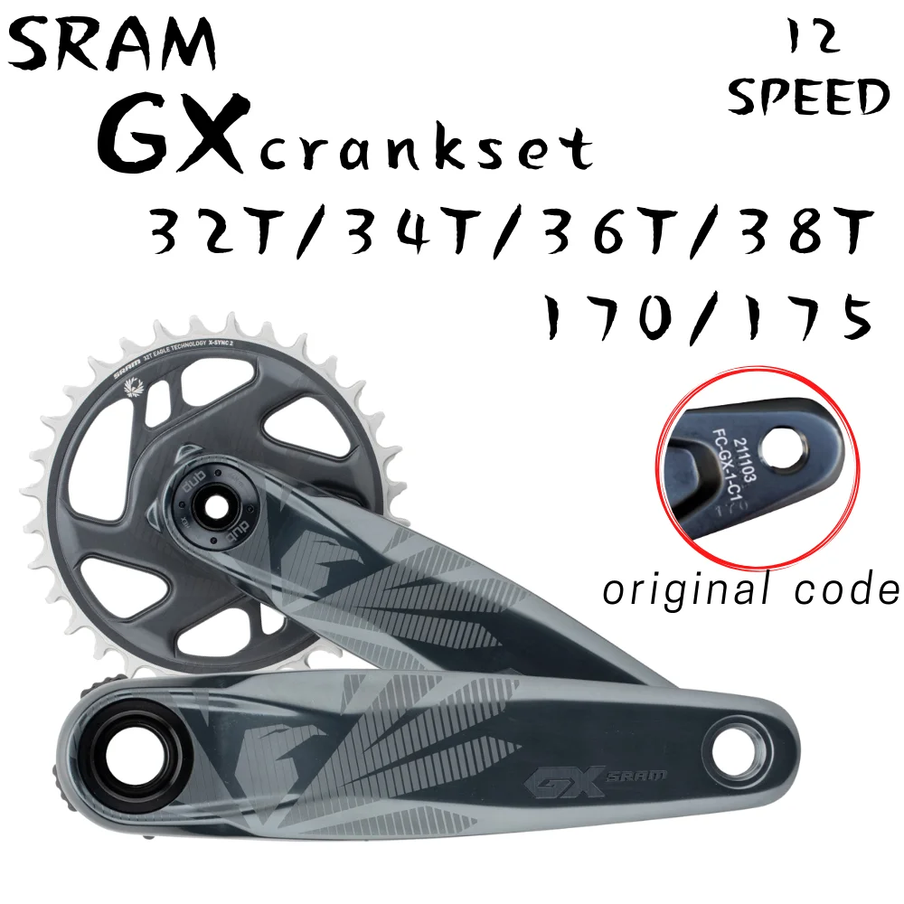 Sram-マウンテンバイク用のEagleクランクセット,チェーン