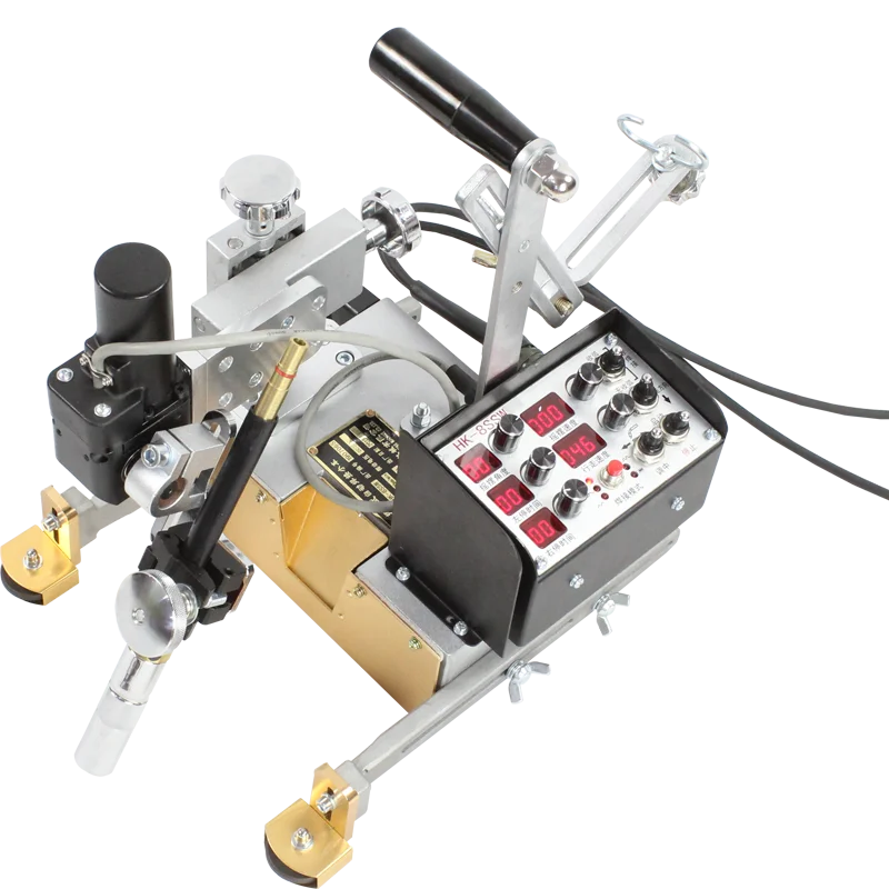 HK-8SS-W 220V Mobile Welding Trolley 0-900mm/min Welding Speed Swing Steel Equipment