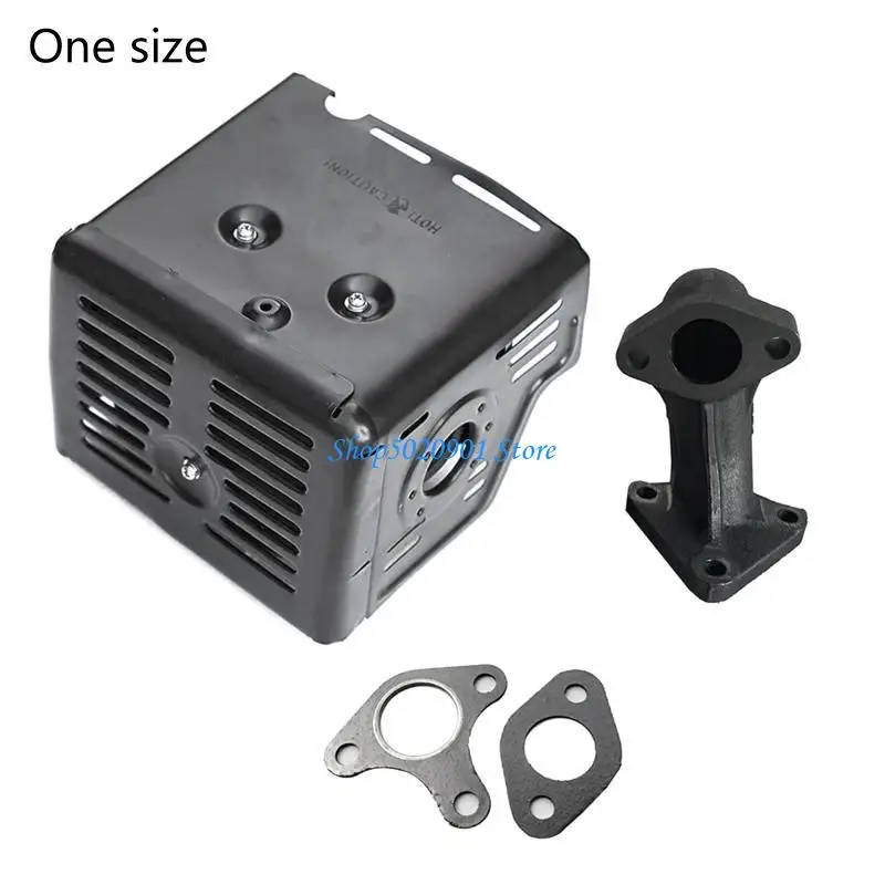 Gx340 Gx390 11HP 13HP 엔진 모터 머플러 용 배기관 교체가있는 N80F 엔진 모터 머플러 어셈블리