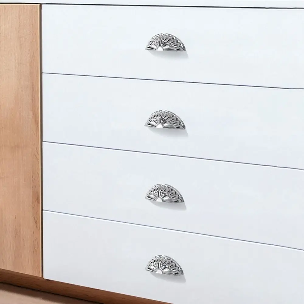 Description Picture 5 of itemFashion Zinc Alloy Shell Cabinet Handle Shell Style Multifunctional Furniture Knobs Hardware Furniture Drawer Pull Handles Door