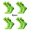 4Pairs/Lot 2024 New ANTI SLIP Tapedesign Football Socks Mid Calf Non-Slip Soccer Sport Cycling Sports Mens Sock EU38-45 6