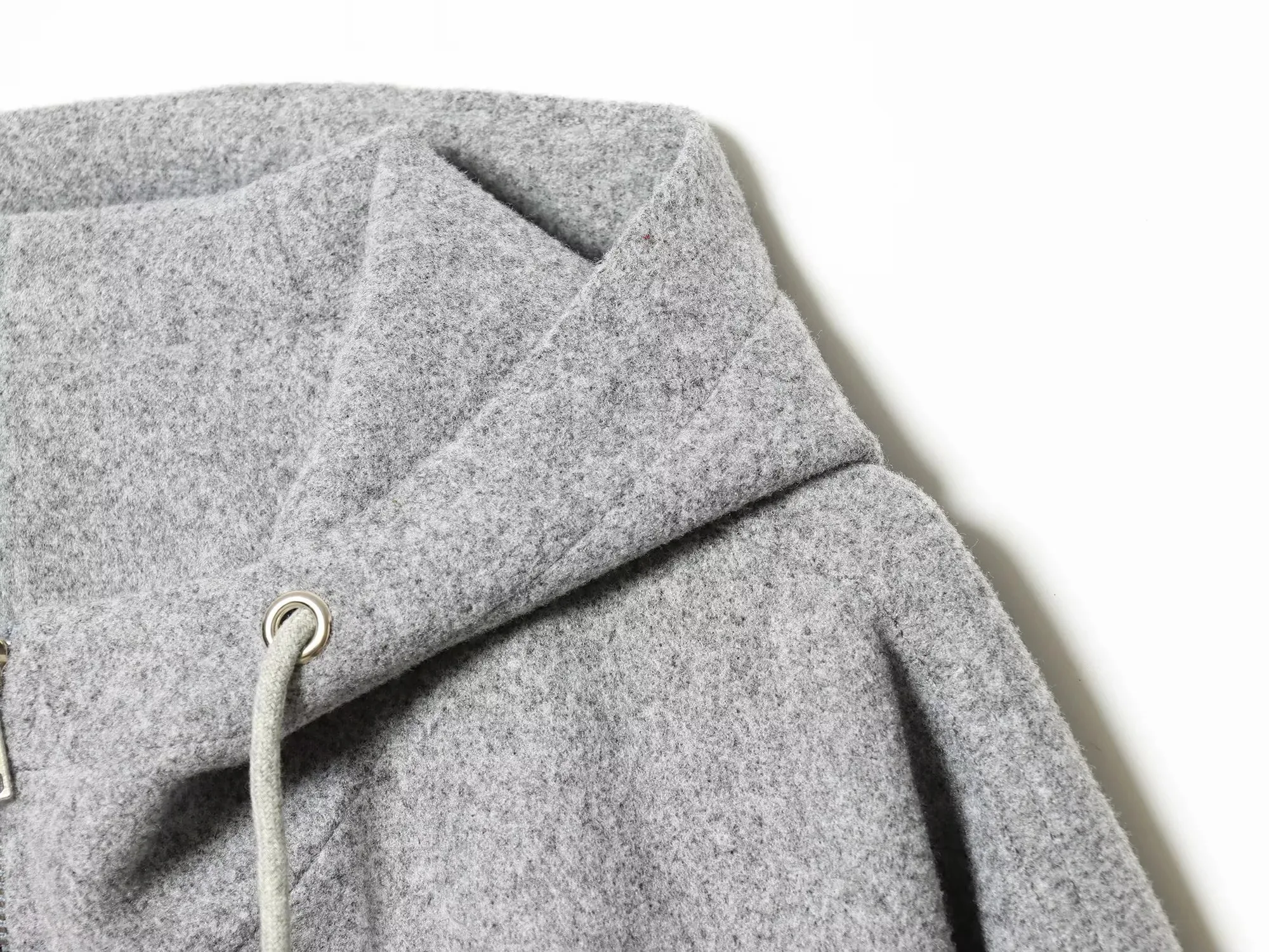 Damen Mode Lose Kapuzenjacke mit Reißverschluss und Kordelzug, Lässige Streetwear-Jacke mit Langen Ärmeln und Taschen – Detail 7