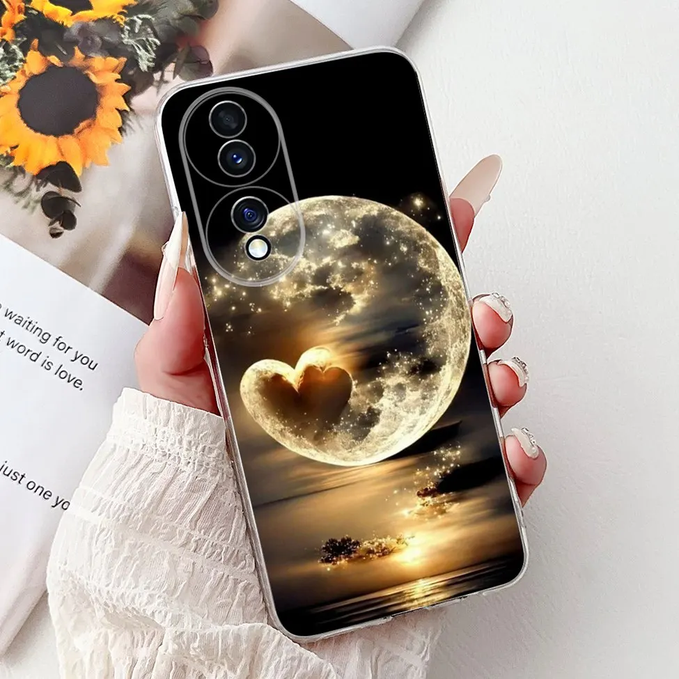 Clear Aesthetic Cute Cat & Flowers Soft Phone Case - Fashionable and Fun Design