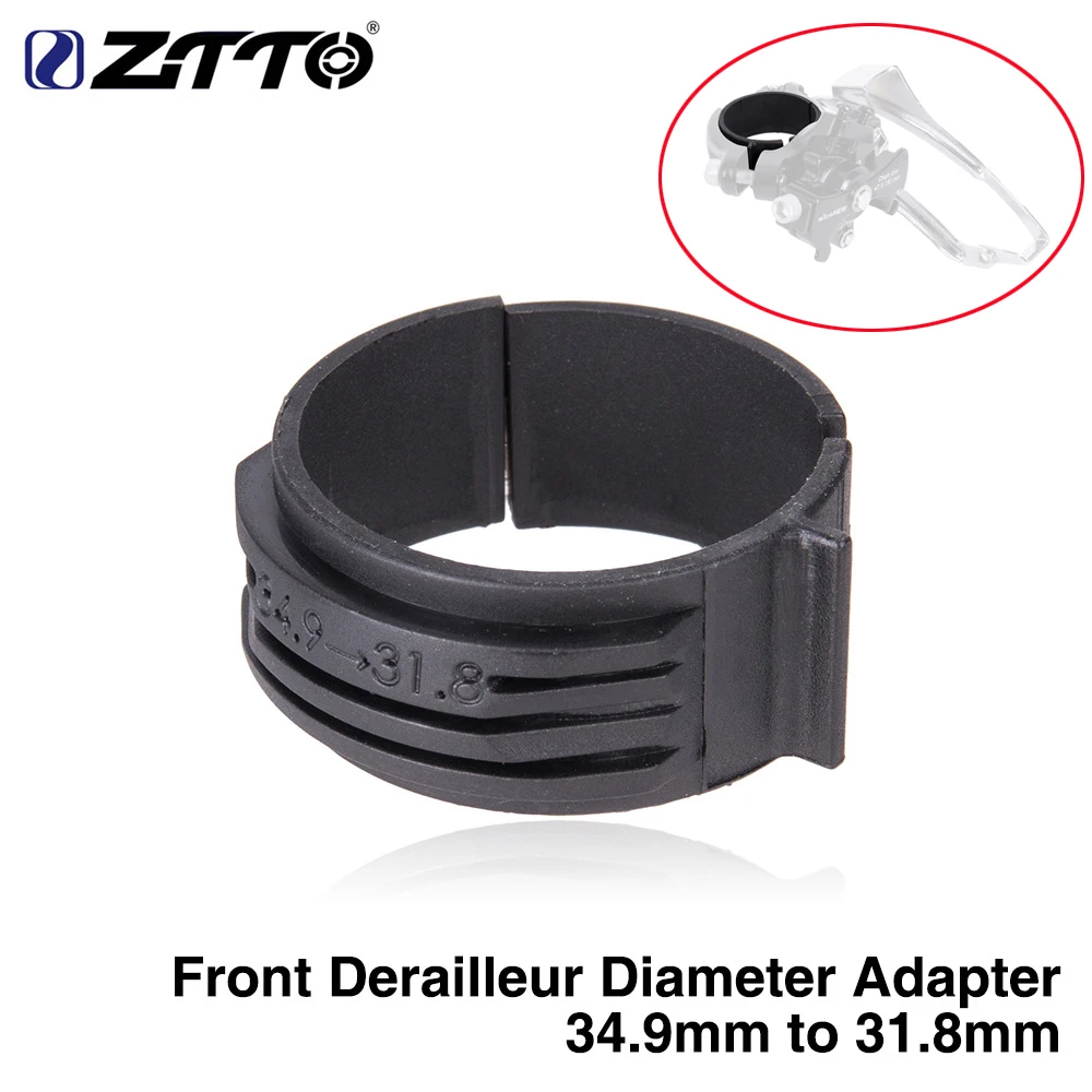 Adaptateur Dérailleur Avant Vélo CYSKY - 34.9mm Avec Cale 31.8mm, Pour VTT/Route, Aluminium