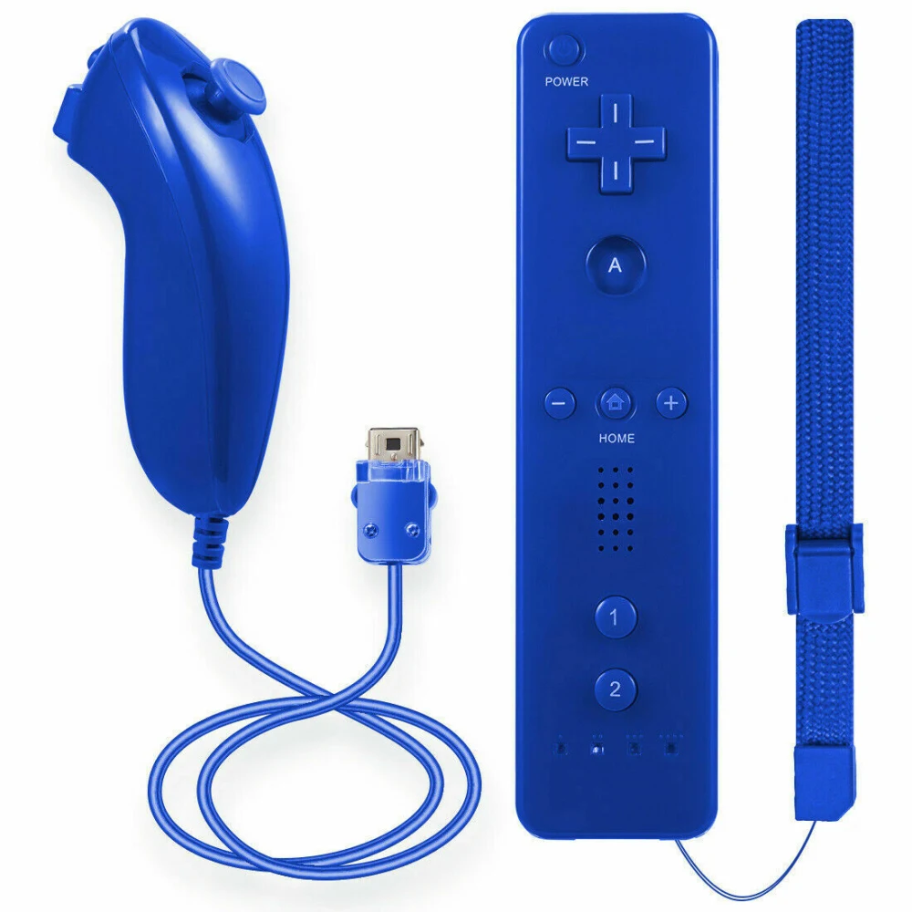 2 In1 Bluetooth-compatible Controller For Wii/Wii U Console Motion Plus Gamepad Joystick For Nintend Remote Controller For Wii