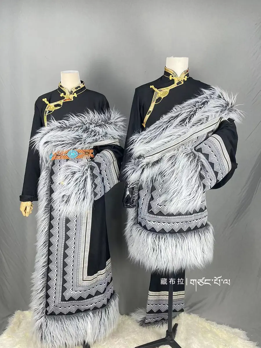 

Tibetan Clothing Yunnan Lhasa Trip Shoot Photography Ethnic Style Robe Dancing Dress