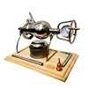 304 Stainless Steel Household Mini Popcorn Machine Explosion Cereal Amplifier Small Household Hand Crank Popcorn Machine 1