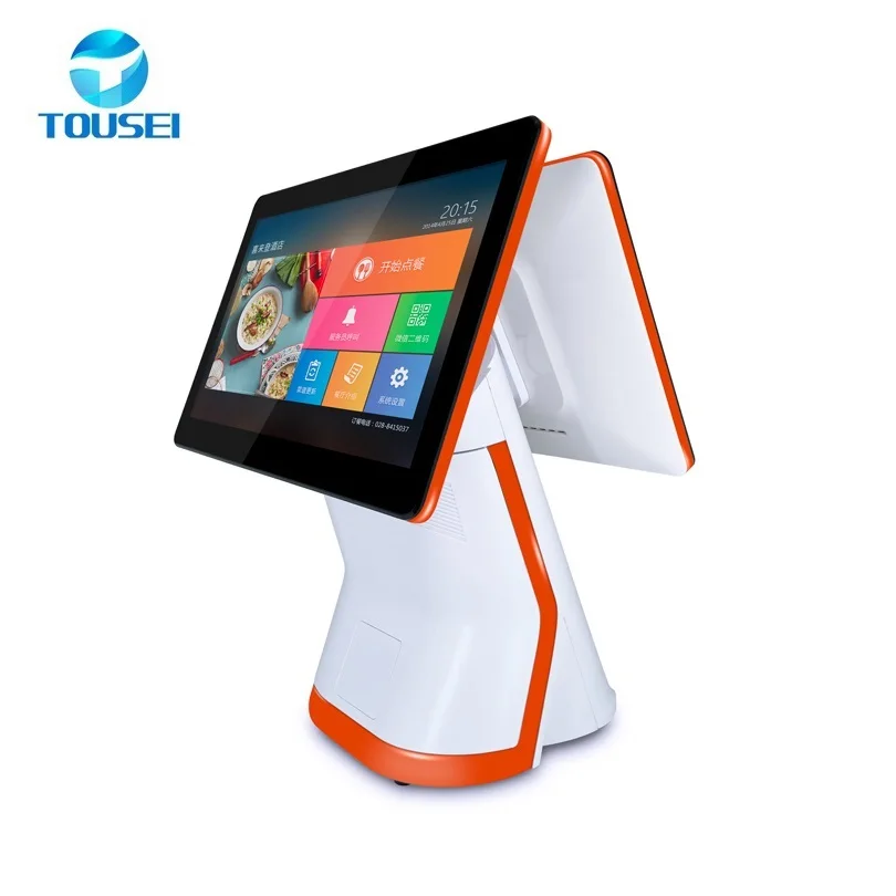 

windows android Touch screen all in one billing machine printer terminal pos system with scanner