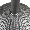 22lb Black Round Coated Resin Patio Umbrella Base, Holds Patio Umbrellas Securely 6