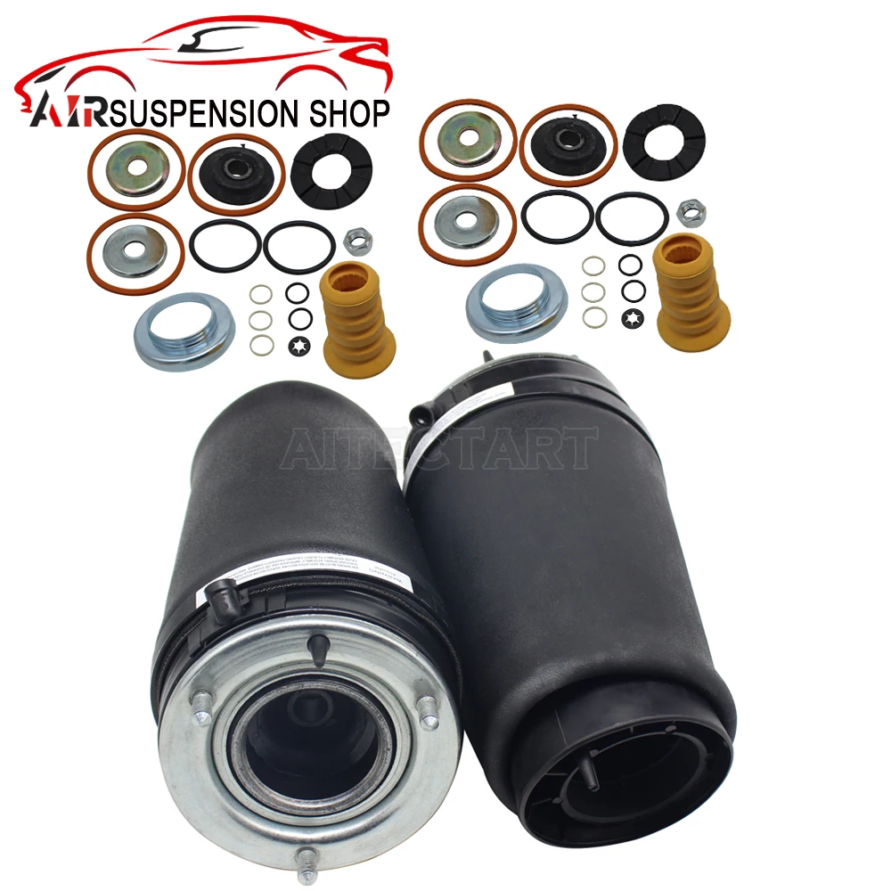 

2PCS Front Left+Right Air Suspension Shock Spring With Repair Kit For Land Rover Range Rover L322 RNB501410 RNB000750G RNB000740
