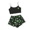 New Alien Print Camisole Top Shorts Loungewear Pajama Set Women's Pure Desire Pajamas Valentine's Day ChristmasEve BirthdayGifts 6