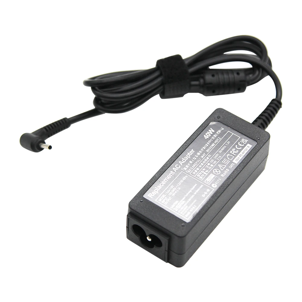 19V 2.1A 40W 2.5*0.7mm Laptop Charger Adapter For ASUS Eee 1001PX B D 1005HA B E 1001PQD 1015PX 1008 HA X101CH 1201 1025 1215B power adapter laptop charger