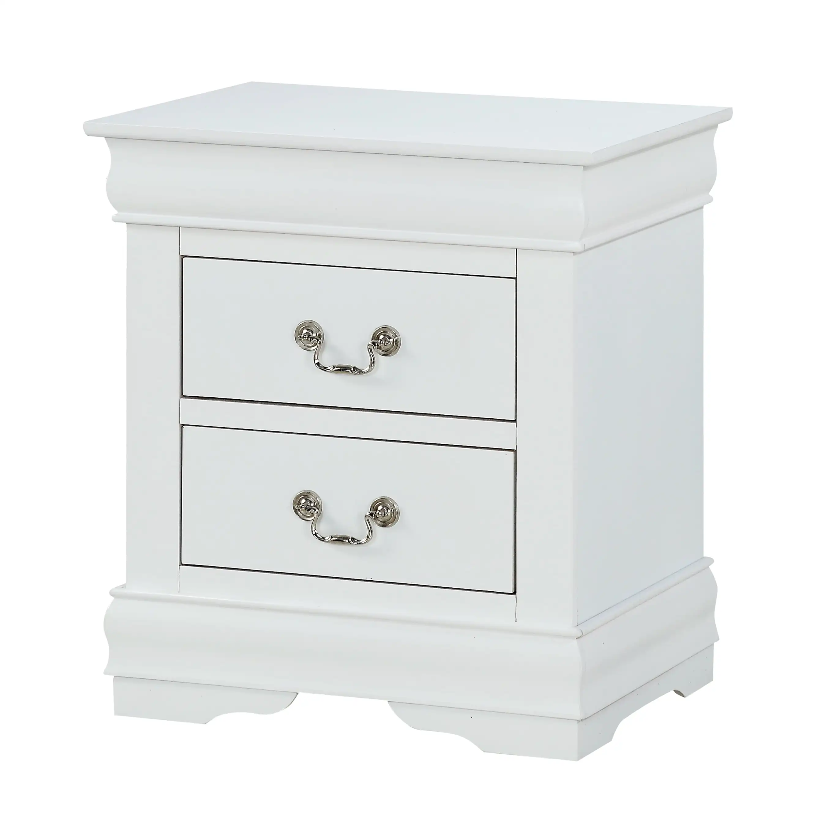 

Белая ночная подставка Crown Mark Louis Philips