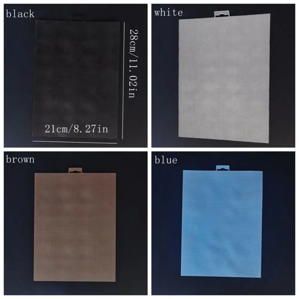 28x21cm Cross Stitch Canvas Grid 14CT Handmade Embroidery Fabric Canvas Grid Convenient Square Plastic Fabric Home embroidery fabric,cross stitch fabric