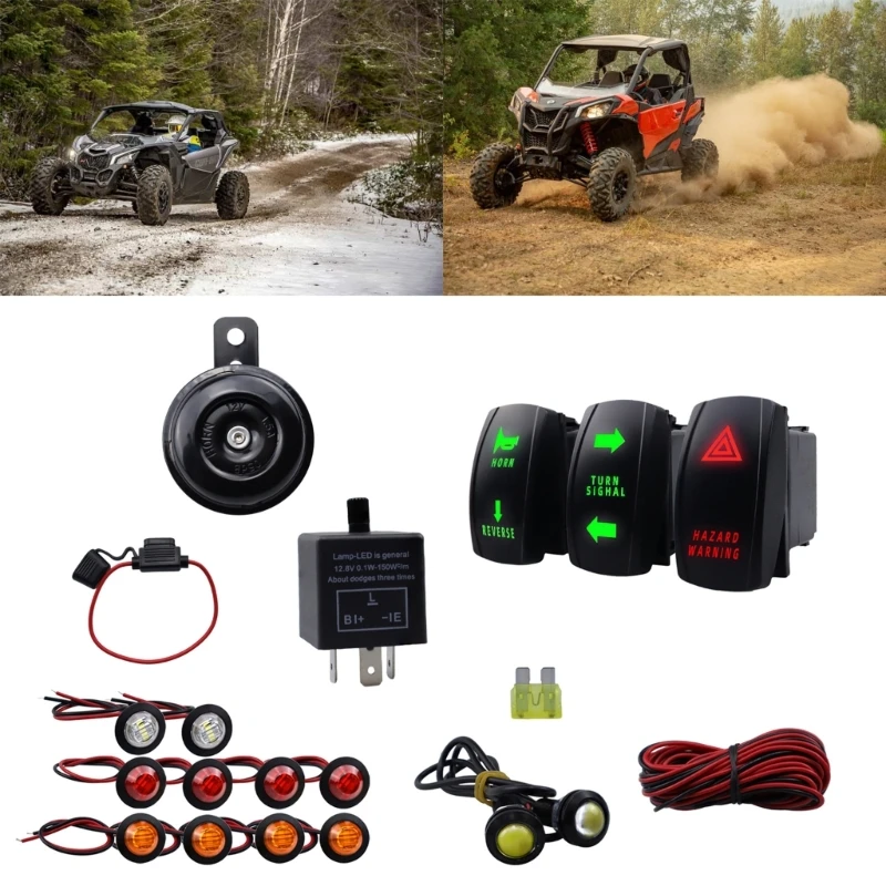

12V LED Turn Signal Street Legal Turn Signal For UTV ATV Golf Cart Drop Shipping