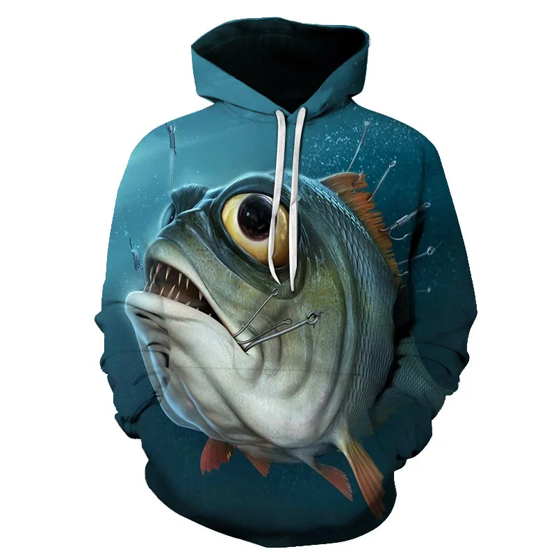 

Bigeye Fishing Hoodie Men 3D Print Funny Sweatshirts Tuna Sweatshirt Carp Hoodies Hip Hop Mens Clothing Oversized Hoodie