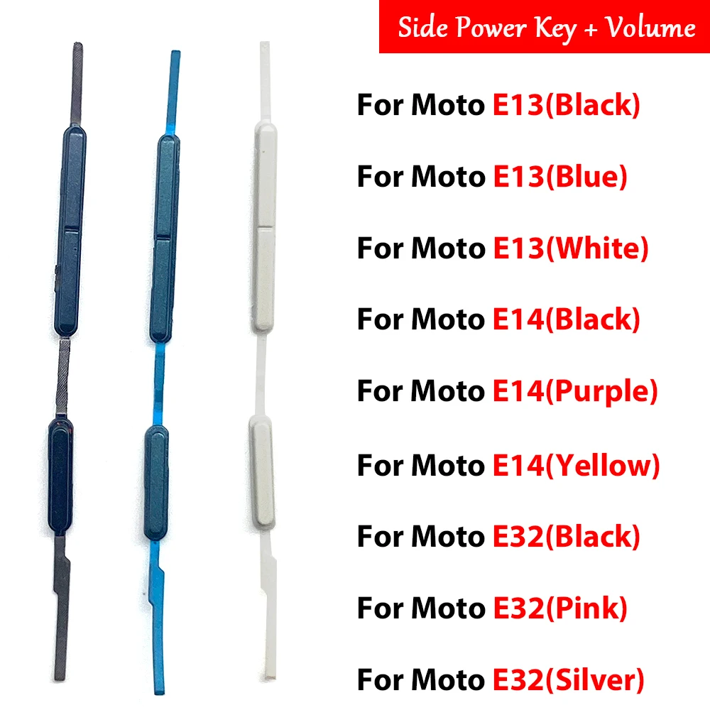 Volume and Power Button Key Replacement Set