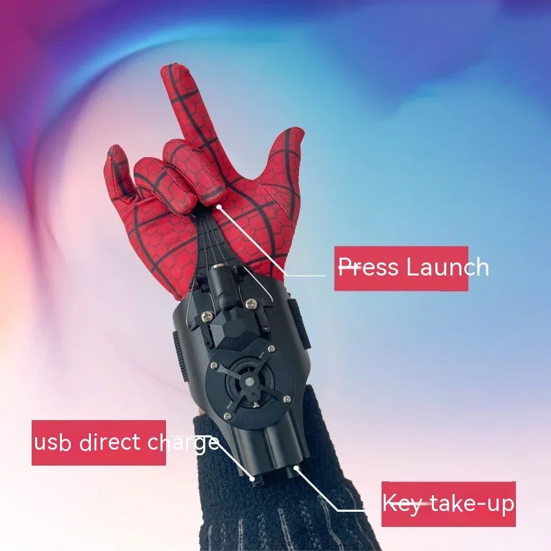 

Пусковое устройство для стрельбы Marvel Legends, игрушечная строка, электрическая катушка для стрельбы пауком