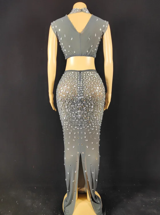 strapless open back dress SHERRI HILL - 56235 - MIKADO GOWN WITH 3D FLOWERS