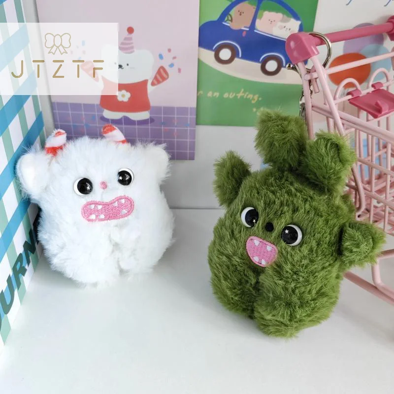 

Kawaii 8 см Мягкий Кролик Монстр Кукла Брелок Плюшевый кролик подвеска брелок детские мягкие автомобильные аксессуары Рождественский подарок