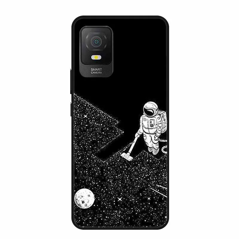 Cool Animal Black Silicone Soft Back Cover Case – Lion, Wolf, Tiger, Cat Design