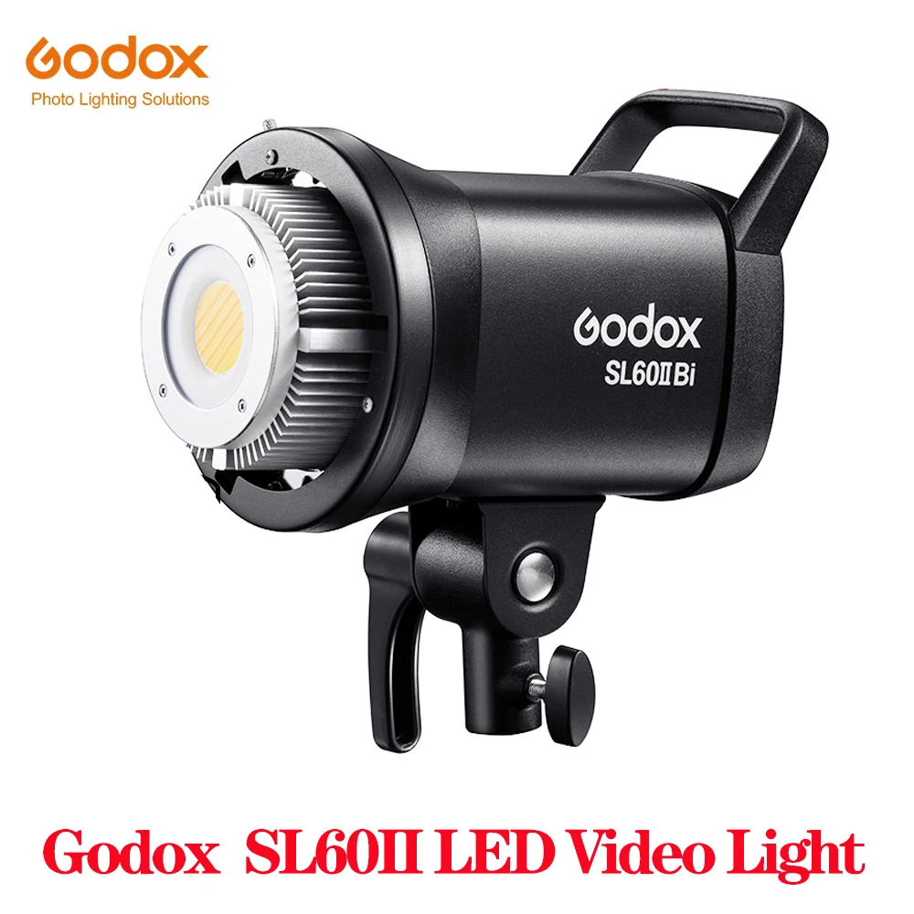 

Godox SL60IID/SL60IIBi LED Video Light with APP Control Compact Portable Adjustable Color Temperature LED Light Bowens Mount
