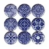 Chinese Style Blue and White Porcelain Decorative Hanging Plate, Background Wall, Living Room 4