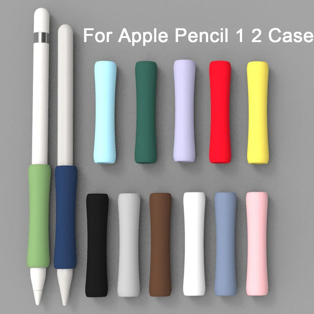 Apple pencil case For Apple Pencil 2 1 Case Cover Universal Colorful for IPad Non slip Anti scratch Protection Silicone Sleeve