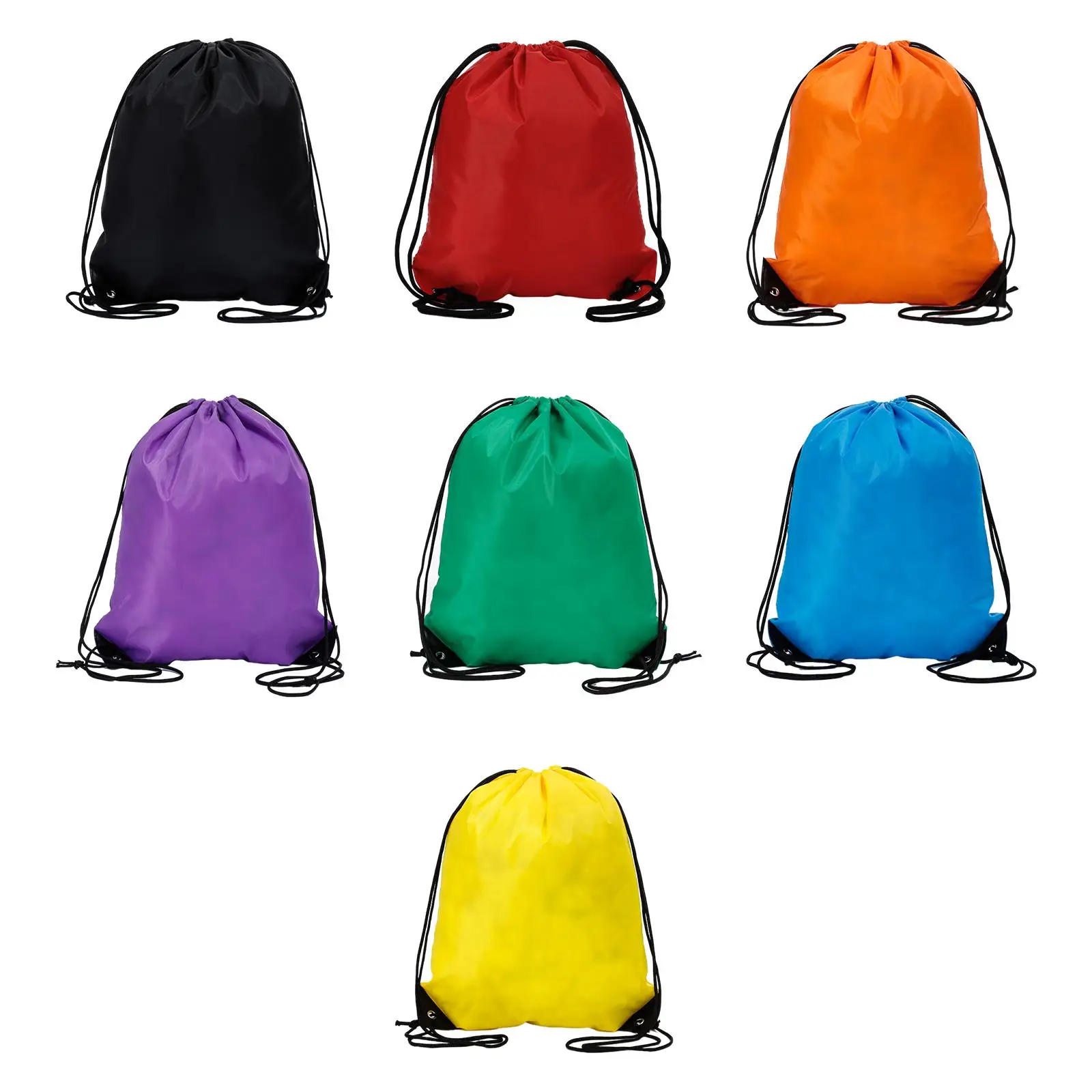 

Draw String Bag PE Bags Gym Bag Casual Day Pack Balls Holder Cinch Sack Drawstring Backpack for Adults Men Women Backpacking