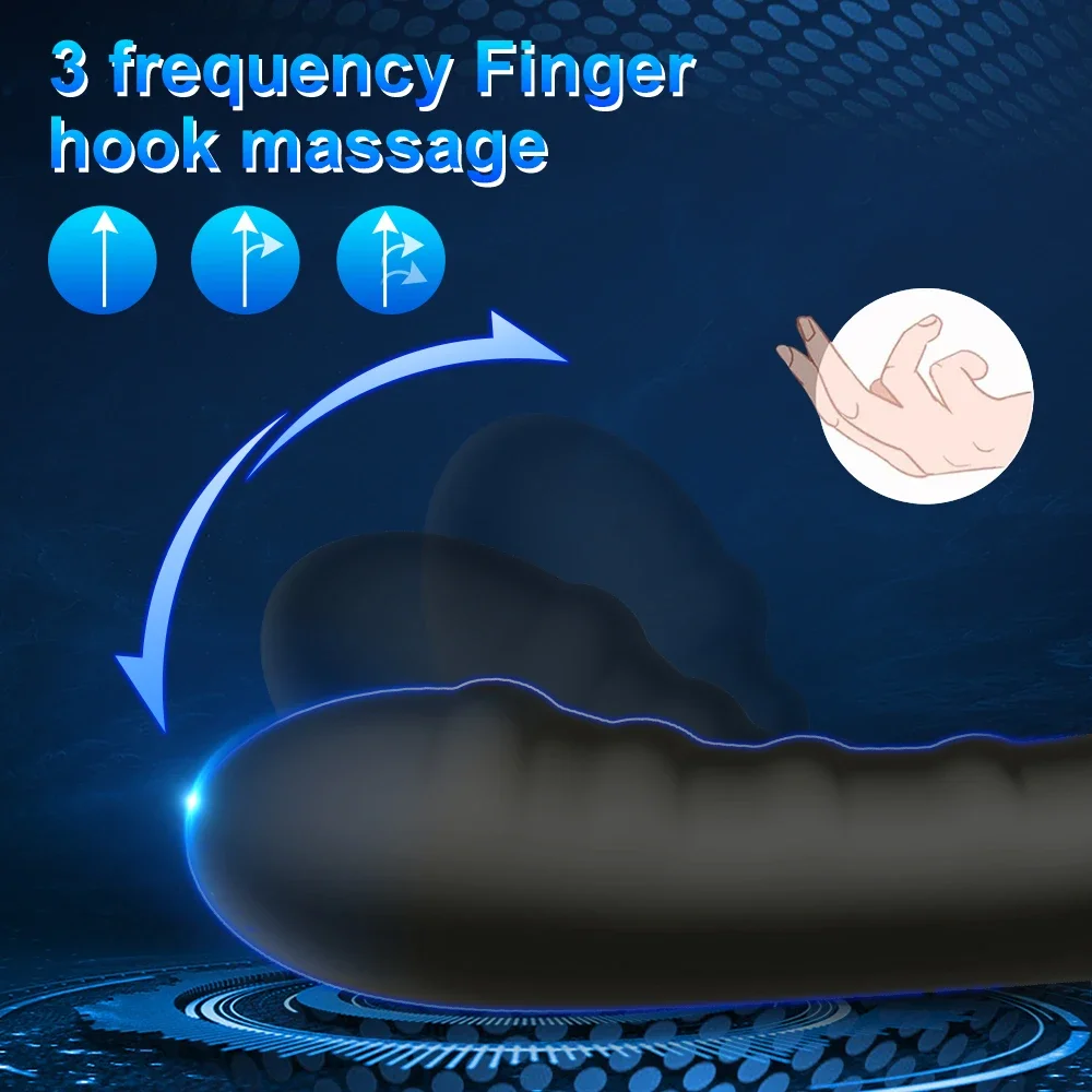 Massageador de Próstata Plug Anal Vibrador Massage Shock