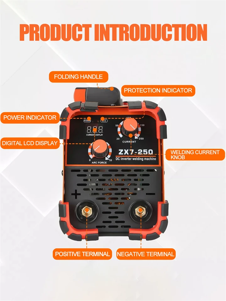 New ZX7-250 Welding Machine DC Inverter Welder Machine with