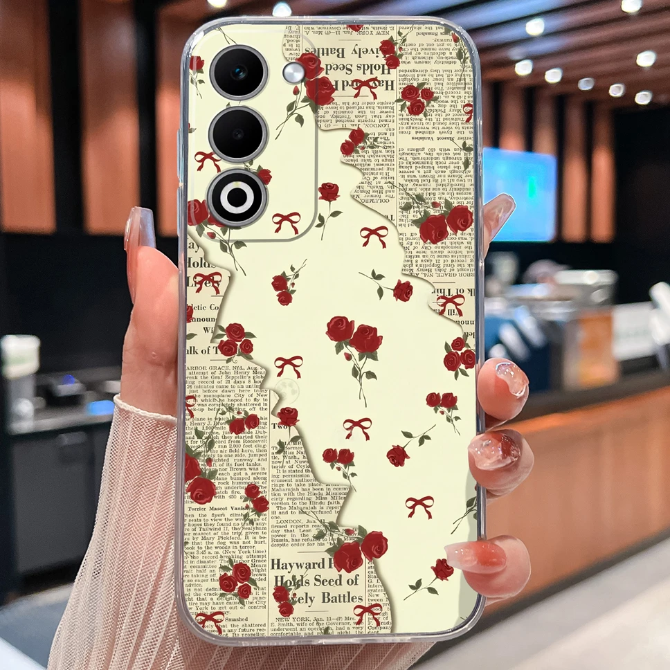 Lovely Animal Cartoon Soft TPU Transparent Silicone Bumper Phone Case