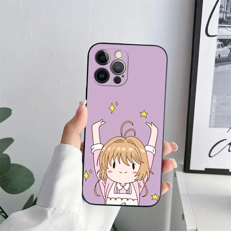 Cartoon CardCaptors Sakura Protective Phone Case Cover