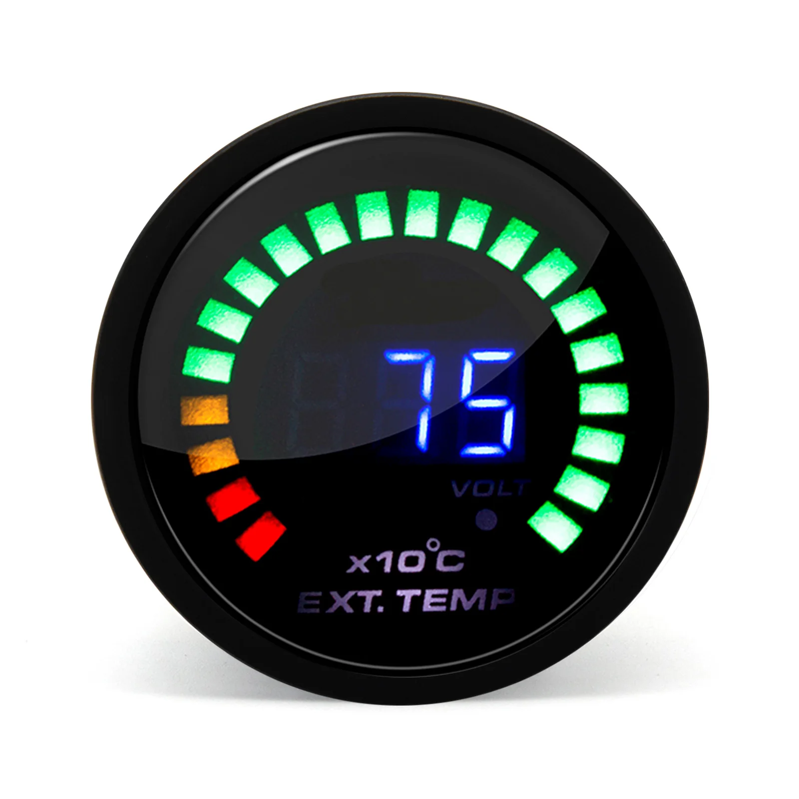 2" 52MM Digital LED EGT Exhaust Gas Temp Gauge 12V Auto Car Digital Display EGT EXT Gauge Car Meter With Sensor car gauge exhaust temperature sensor