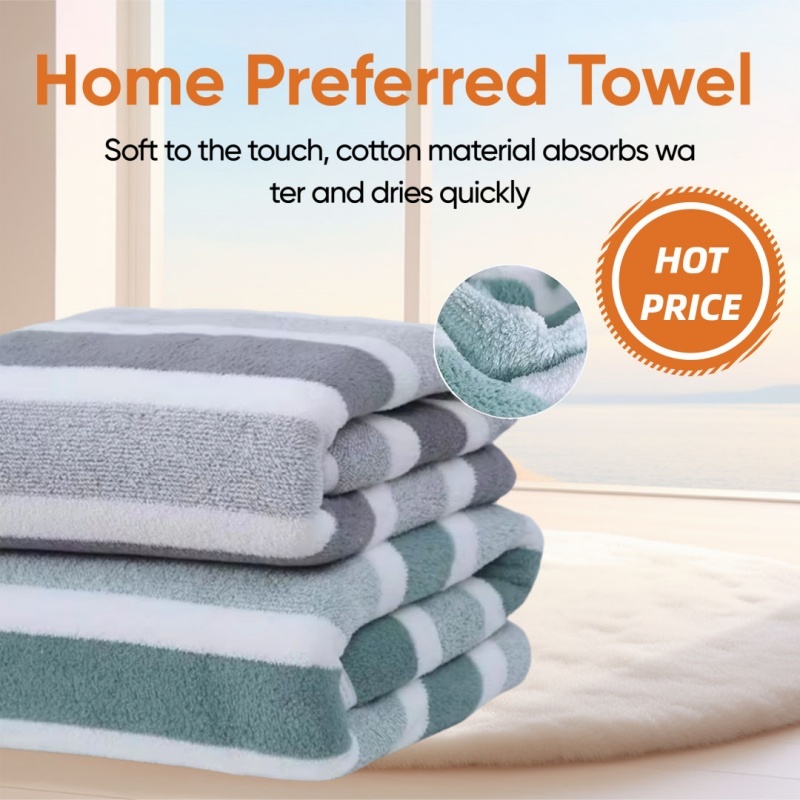 Soft and Absorbent Bath Towel Set - Cozy Towels for Daily Use Thickened Soft Face Towel for Sensitive Skin Gentle Touch ﻿