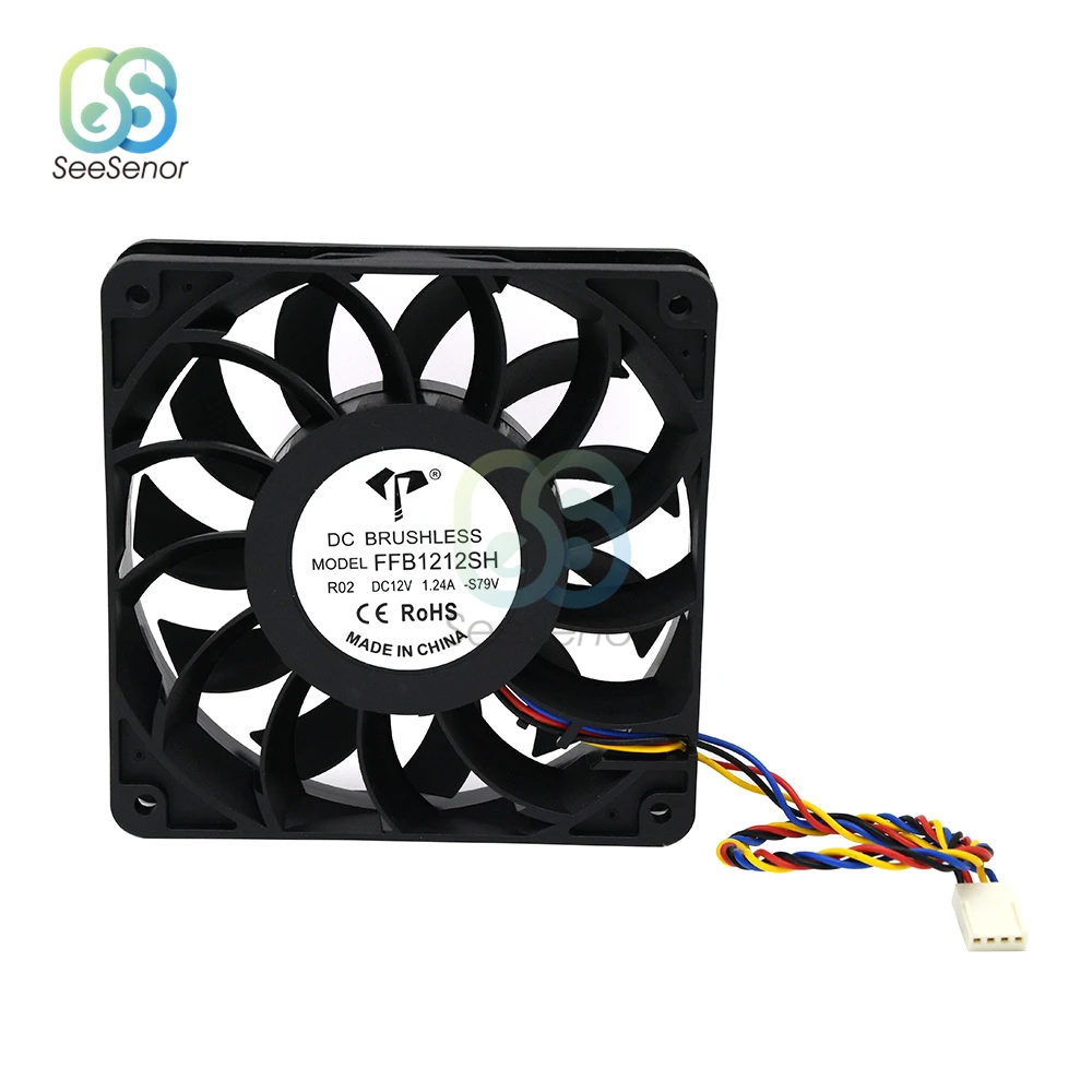 120mm 12cm 12025 Fan 12V 120mm*120mm*25mm Fan DC Brushless Cooling Fan 120x120x25mm 2PIN/4PIN PC Computer Case Cooler