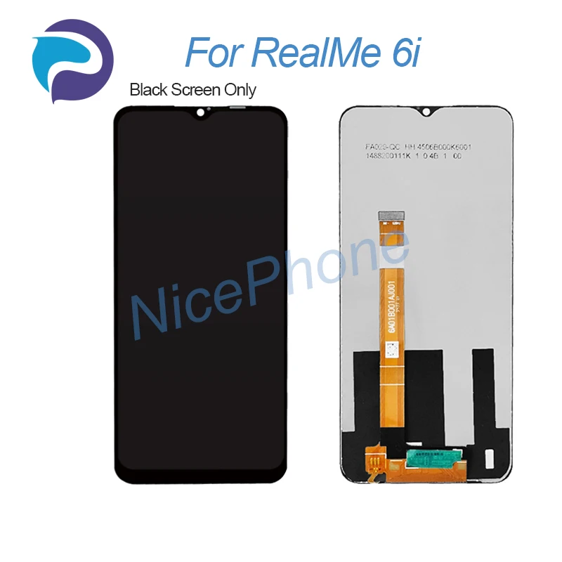 Pro realme 6I LCD obrazovka + dotek digitizér displej RMX2040 1600*720 pro realme 6i LCD obrazovka displej