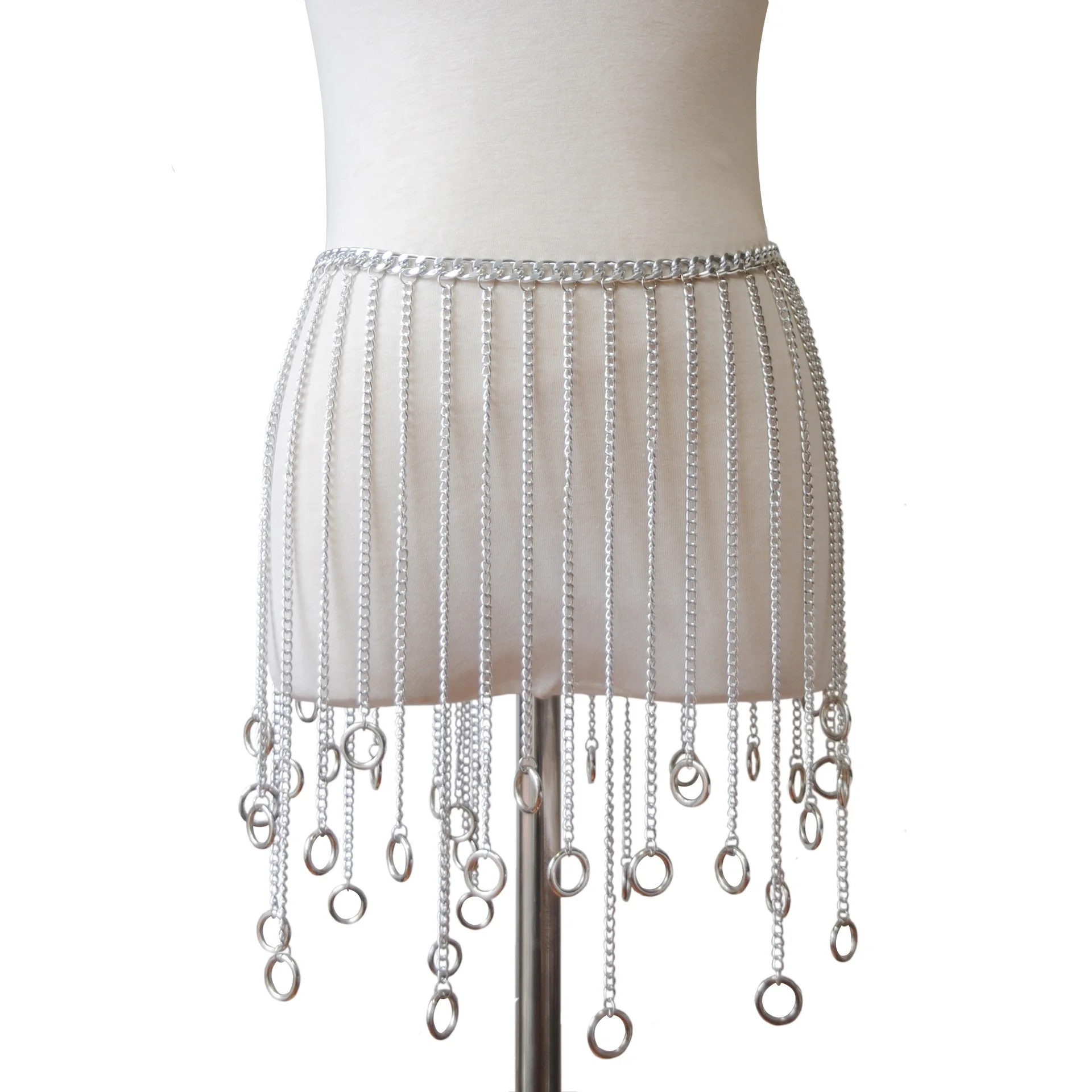 

48'' 2022 Summer New Metal Tassel Chain Belts For Women