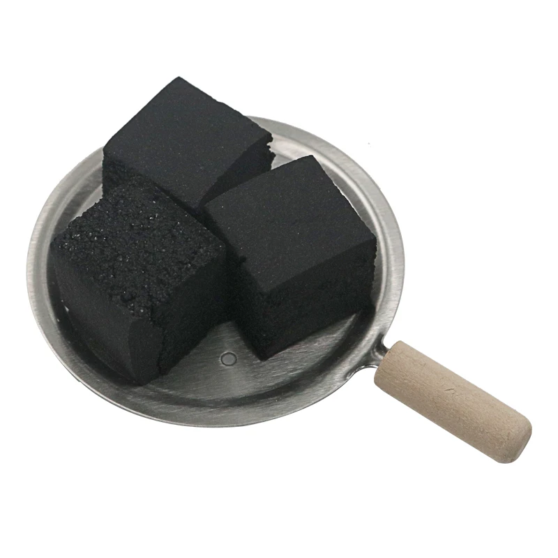 Diameter 66MM Shisha Hookah Water Pipe Charcoal Bowl Smoking Accessories Holder Wooden Handle Tools
