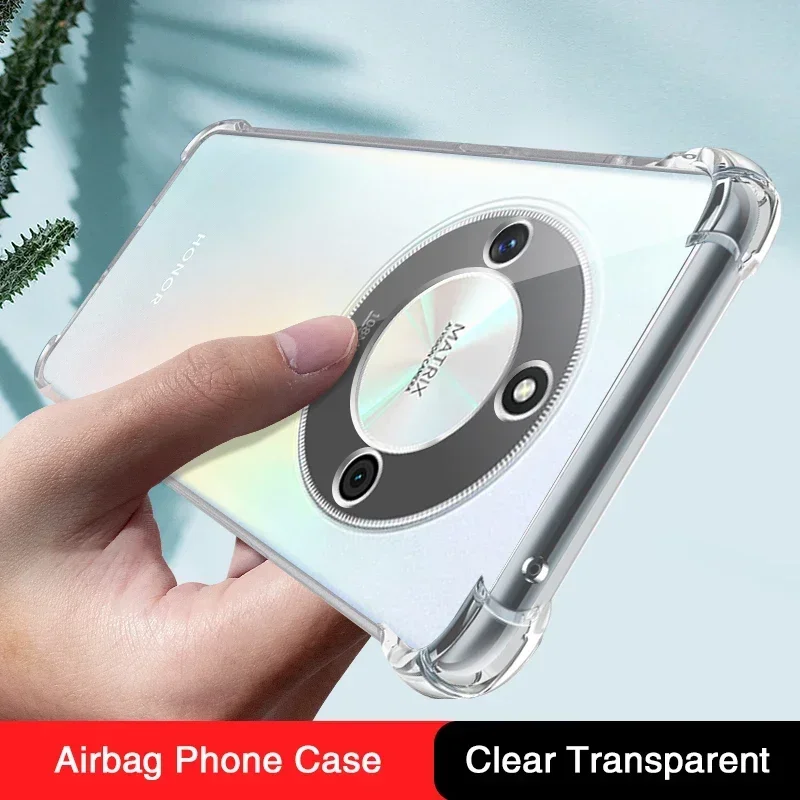 Ultrathin Clear Airbag Anti-Fall Phone Case - 360° Soft Protection Cover