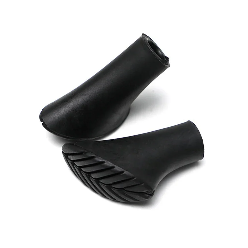 1pair Walking Stick Trekking Pole Tip Protector Rubber Pad Cushioning Replacement Tip Trekking Hiking Accessories