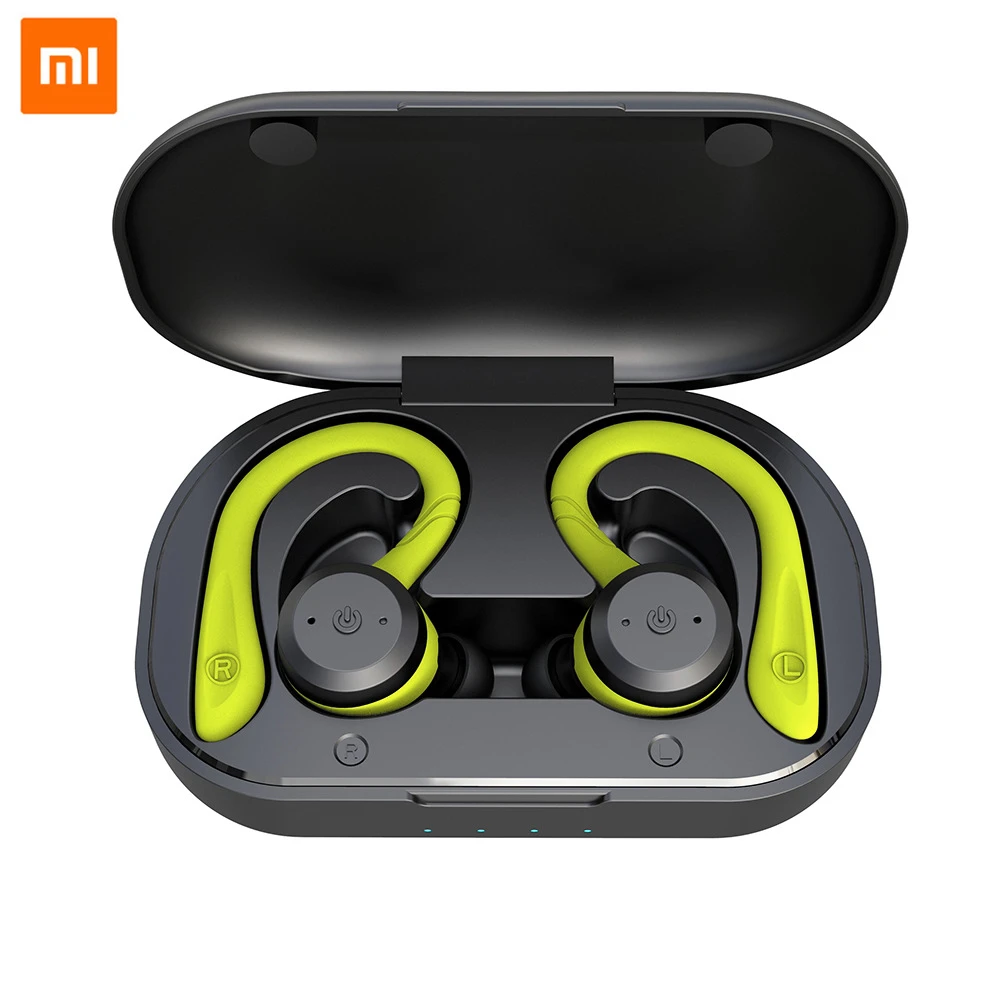 Xiaomi-fones de Ouvido Bluetooth sem Fio Ear Hook hd Call Waterproof hi fi Sound Air Stereo Running Headsets