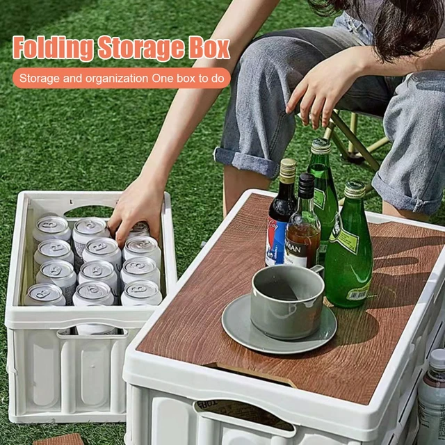 Folding Auto Trunk Organizer Box Große Kapazität Auto Multiuse Werkzeuge  Lagerung Tasche Verstauen Aufräumen für Picknick