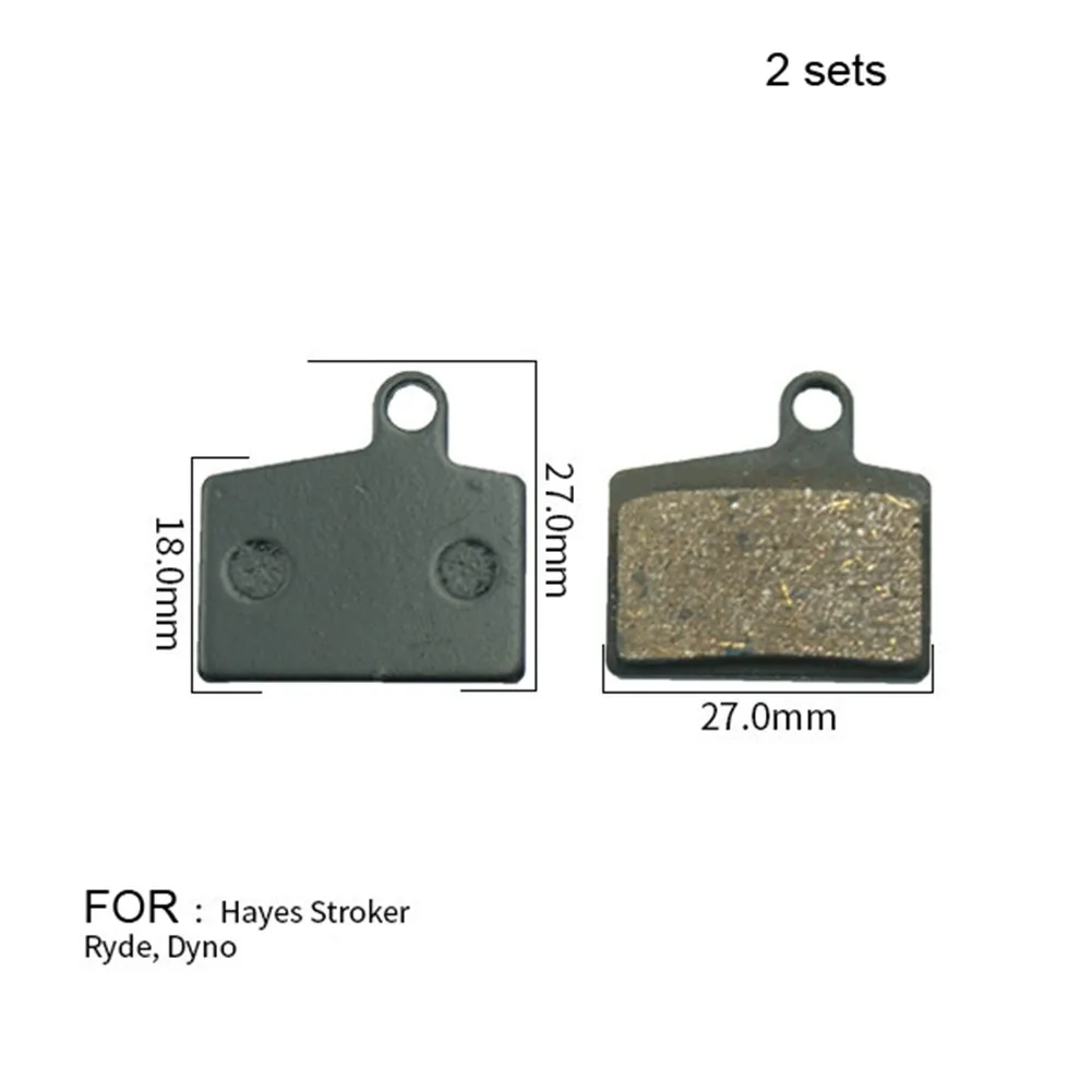 

2 Pairs Bike Bicycle Semi Metal Resin Brake Pads For Hayes Stroker Ryde DynoDurableDiscBrakePadsBikesAccessoriesParts
