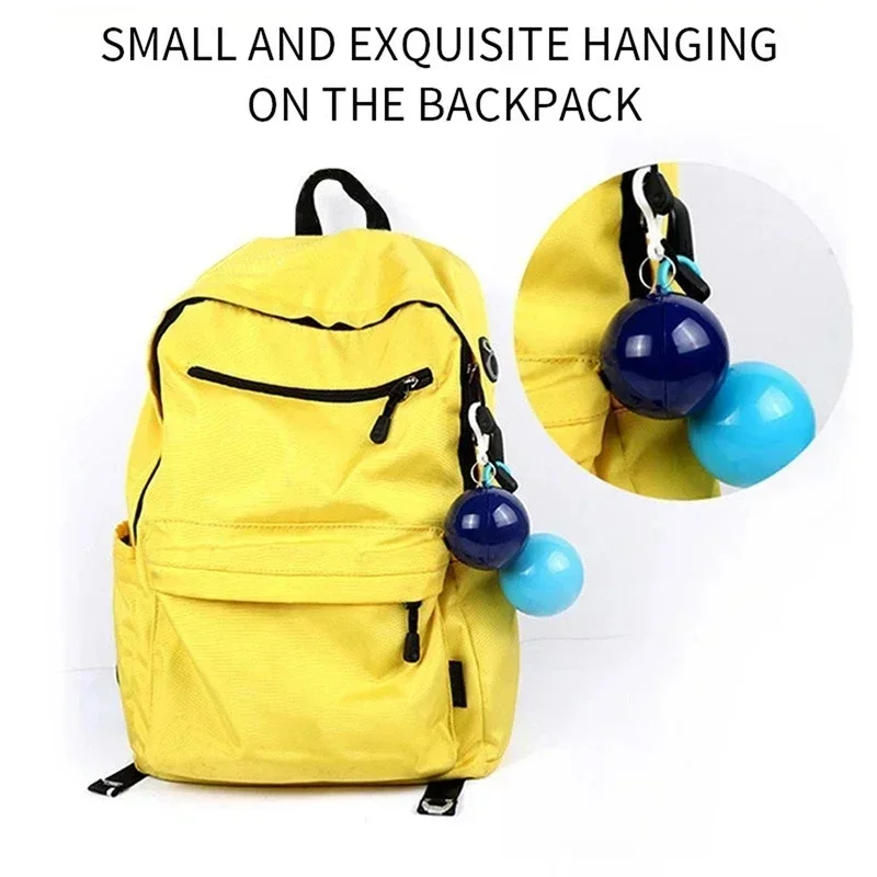 Raincoat Poncho Portable Disposable Keychain Compression Ball Pocket Ball Outdoor Adult Travel Hangable Camping Gear