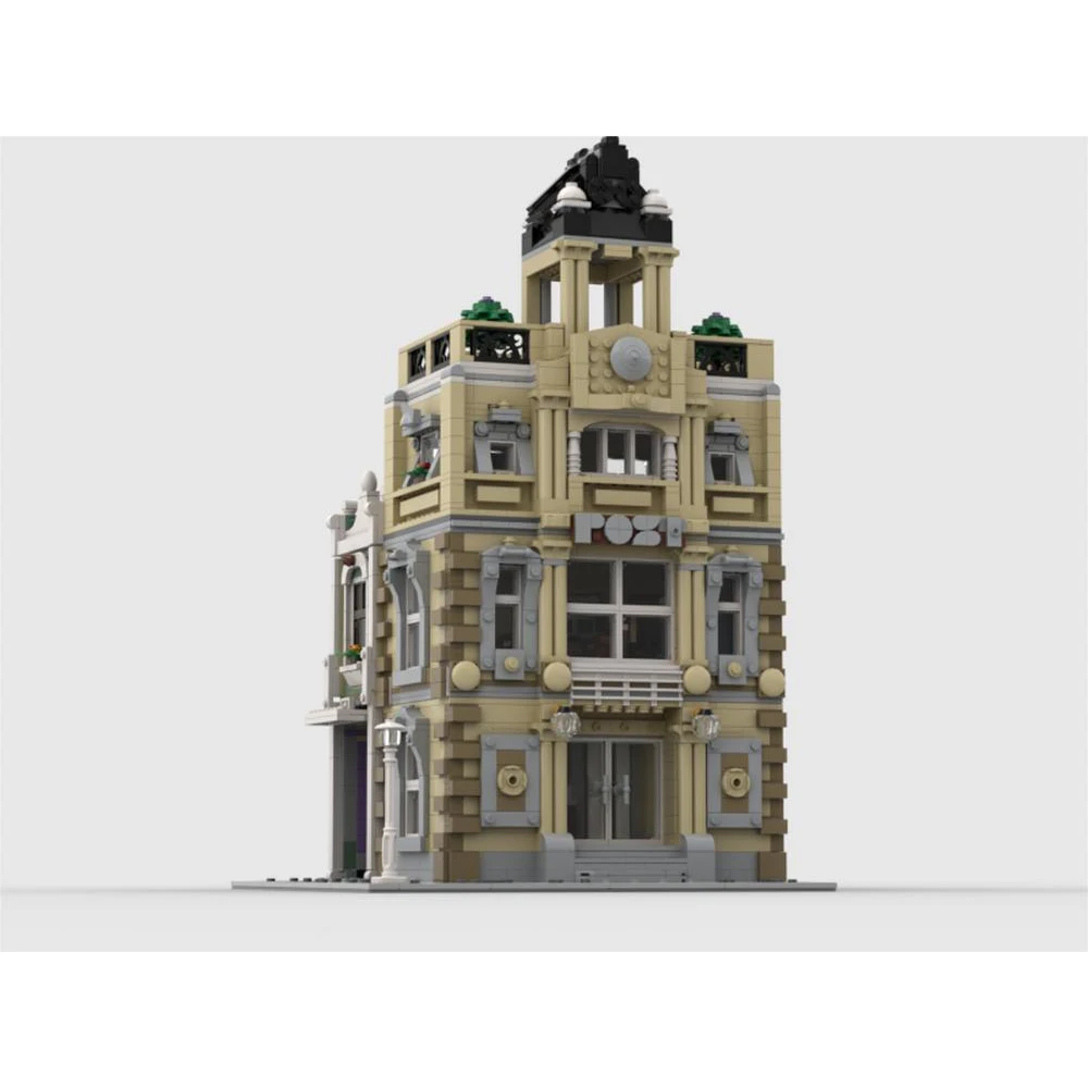 2924Pcs Edifici Modulari Moc Post Office Stazione Di Polizia Costruzione Alternativa Compatibile 10278 Mattoni Giocattolo Regalo Di Festa Commemorativ
