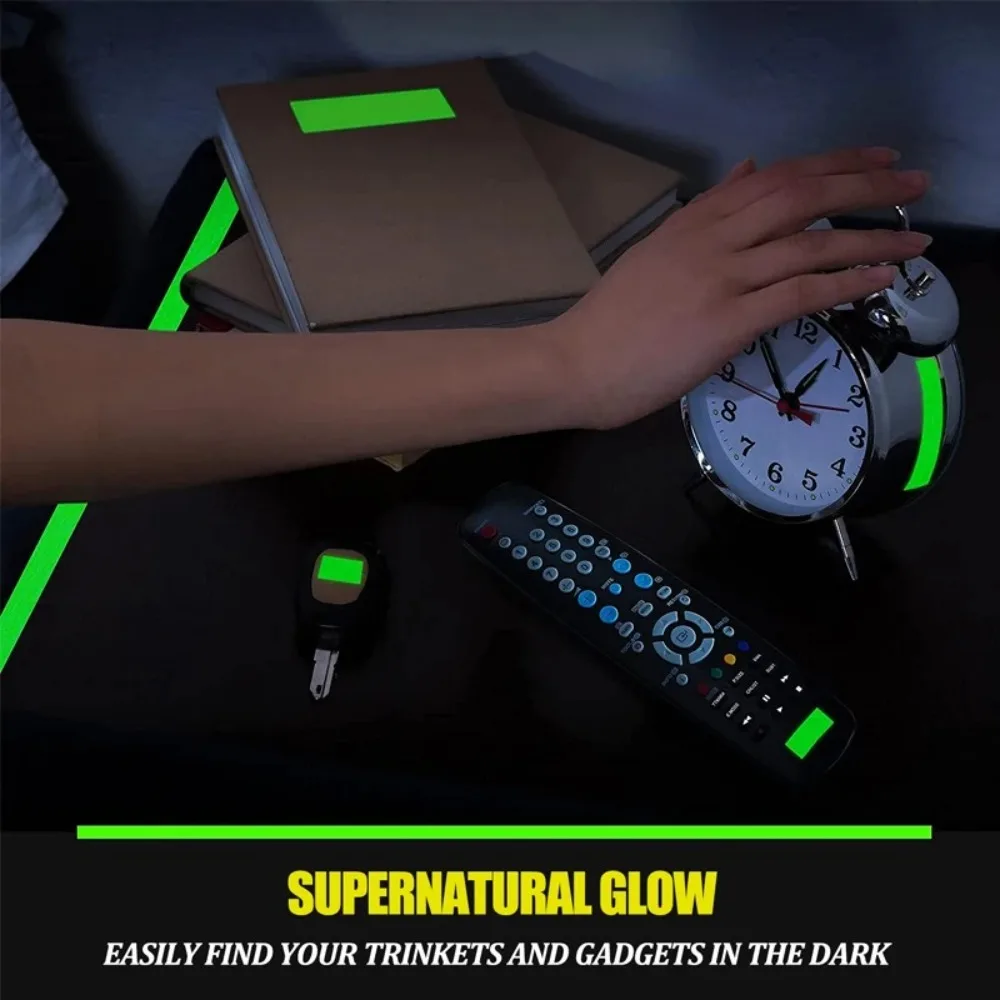 Luminous Fluorescent Night Self-adhesive Glow In The Dark Sticker Tape Safety Security Home Decoration Warning Adhesive Tape