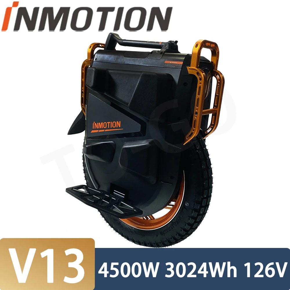 Official INMOTION V13 Electric Unicycle 126V 3024Wh Battery 4500W Motor